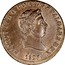 Portugal 40 Reis (Pataco) Pedro IV 1826 KM# 373 PETRUS IV D G PORTUG ET ALGARB REX 1826 coin obverse