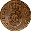 Portugal 40 Reis (Pataco) Pedro IV 1826 KM# 373 40 UTILITATI PUBLICAE coin reverse