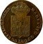 Portugal 40 Reis ND (1847) Host Date 1847 KM# 415.2 Kingdom Countermarked coinage (Governo Civill do Porto 1847) MARIA II D G PORTUG ET ALG REGINA coin obverse