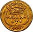 Portugal 400 Reis 1718 KM# 201 Kingdom Milled coinage JOAN V 400 coin obverse