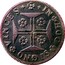 Portugal 400 Reis 1750 KM# 179 Kingdom Milled coinage IN HOC SIGNO VINCES coin reverse