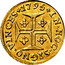 Portugal 400 Reis (Pinto. 480 Reis) 1795 KM# 291 Kingdom Milled coinage IN HOC SIGNO VINCES 1795 coin reverse