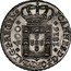 Portugal 400 Reis (Pinto. 480 Reis) Cruzado Novo Joao Prince Regent 2nd Type 1816 Larger letters KM# 331 JOANNES D G PORT ET ALG P REGENS 400 1816 coin obverse