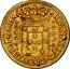 Portugal 4000 Reis 1719 KM# 184 Kingdom Milled coinage 4000 IOANNES V D G PORT ET ALG REX coin obverse