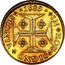 Portugal 4000 Reis (Moeda) Pedro II 1689 KM# 156 *IN*HOC*SIGNO*VINCES coin reverse