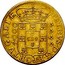 Portugal 4000 Reis Pedro Prince Regent 1678 KM# 117 PETRVS.II.D.G.PORTVGALIÆ coin obverse