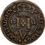Portugal 5 Reis Jose I. Azores 1751 KM# 1 II IOSEPHUS I D G PORT ET ALG REX V coin obverse