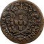Portugal 5 Reis Jose I. Azores 1751 KM# 1 PECUNIA INSULANA coin reverse