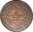 Portugal 5 Reis 1843 KM# 10 Portuguese Administration Provincial coinage 5 1843 PORTUGALIAE ET ALGARBIORUM REGINA coin reverse