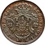 Portugal 5 Reis 1880 KM# 13 Portuguese Administration Provincial coinage LUDOVICUS I DEI GRATIA coin obverse