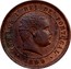 Portugal 5 Reis 1899 KM# 530 Kingdom Decimal coinage CARLOS I REI DE PORTUGAL 1899 coin obverse