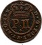 Portugal 5 Reis Pedro II 1699 KM# 167 P.II D.G.PORT.ET.ALG.REX coin obverse