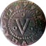 Portugal 5 Reis (Pedro Prince Regent) KM# 97 1677 PORTVGALIE ET V coin reverse