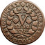Portugal 5 Reis (V) 1752 KM# 242.1 Kingdom Milled coinage PORTUGALLÆ ET ALGARBIORUM REX V 1752 coin reverse