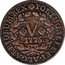 Portugal 5 Reis (V) 1776 KM# 242.2 Kingdom Milled coinage PORTUGALLÆ ET ALGARBIORUM REX V 1776 coin reverse