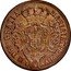 Portugal 5 Reis (V) 1782 KM# 261 Kingdom Milled coinage III DEI GRATIA MARIA I ET PETRUS coin obverse