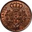 Portugal 5 Reis (V) 1812 KM# 346 Kingdom Milled coinage JOANNES DEI GRATIA coin obverse