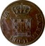 Portugal 5 Reis (V) 1833 KM# 398 Kingdom Milled coinage MARIA II DEI GRATIA coin obverse
