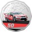 Australia 50 Cents (60 Years Supercars - Ford BF Falcon) 60 YEARS SUPERCARS ATCC 2008 FORD BF FALCON NEW FALCON VODAPHONE FORD NOKIA 50 coin reverse