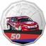Australia 50 Cents (60 Years Supercars - Holden VT Commodore) 60 YEARS SUPERCARS ATCC 2000 HOLDEN VT COMMODORE HOLDEN MOBIL 1 50 coin reverse