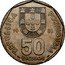 Portugal 50 Escudos 1986 KM# 636 Republic REPUBLICA PORTUGUESA 19 88 50 ESCUDOS E. VAZ INCM coin obverse