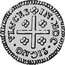 Portugal 50 Reis (1/2 Tostao) Joan V 1717 KM# 198 IN HOC SIGNO VINCES coin reverse