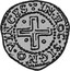 Portugal 50 Reis (1/2 Tostao) Afonso VI ND KM# 71 INHOC.SIGNO VINCES coin reverse