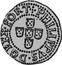 Portugal 50 Reis (1/2 Tostao) Filipe II ND KM# 5 PHILIPPVS I D G REX PORT coin obverse