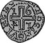Portugal 50 Reis (1/2 Tostao) Joao IV 1641 KM# 37 IN HOC SIGNO VINCES coin reverse