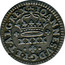 Portugal 50 Reis (1/2 Tostao) ND KM# 199 Kingdom Milled coinage IOANNES V D G P ET ALG REX XXXX coin obverse