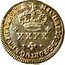 Portugal 50 Reis (1/2 Tostao) ND KM# 381 Kingdom Milled coinage MICHAEL I D G PORTUG ET ALGARB REX XXXX coin obverse
