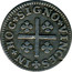Portugal 50 Reis (1/2 Tostao) ND KM# 199 Kingdom Milled coinage IN HOC SIGNO VINCES coin reverse