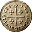 Portugal 50 Reis (1/2 Tostao) ND KM# 381 Kingdom Milled coinage IN HOC SIGNO VINCES coin reverse