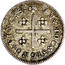Portugal 50 Reis (1/2 Tostao) ND KM# 350 Kingdom Milled coinage IN HOC SIGNO VINCES coin reverse