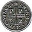 Portugal 50 Reis (1/2 Tostao) Pedro II ND P KM# 137 IN*HOX*SIGNO*VINCES PP PP coin reverse