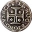Portugal 50 Reis (1/2 Tostao) Pedro Prince Regent ND KM# 110 INHOC SIGNO VINCES coin reverse