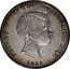 Portugal 500 Reis 1854 KM# 492 Kingdom Decimal coinage PETRUS V PORTUG ET ALGARB REX 1854 coin obverse