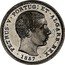 Portugal 500 Reis 1857 KM# 498 Kingdom Decimal coinage PETRUS V PORTUG ET ALGARB REX 1858 coin obverse