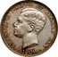 Portugal 500 Reis 1908 KM# 547 Kingdom Decimal coinage EMANVEL II PORTVG ET ALGARB V.ALVES 1908 coin obverse