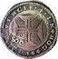Portugal 500 Reis ND KM# 437.1 Kingdom Countermarked coinage Type III IN HOC SIGNO VINCES coin reverse