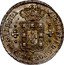 Portugal 60 Reis (3 Vintens) ND KM# 382 Kingdom Milled coinage MICHAEL I D G PORTUG ET ALGARB REX coin obverse