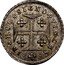 Portugal 60 Reis (3 Vintens) ND KM# 382 Kingdom Milled coinage IN HOC SIGNO VINCES coin reverse