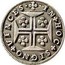Portugal 60 Reis (3 Vintens) ND KM# 264 Kingdom Milled coinage IN HOC SIGNO VINCES coin reverse