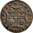 Portugal 60 Reis (3 Vintens) ND KM# 175 Kingdom Milled coinage IN HOC SIGNO VINCES coin reverse