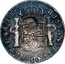 Portugal 600 Reis ND KM# 26.1 Portuguese Administration Countermarked coinage (1887 Decree) HISPAN ETIND REX 4R P R coin reverse