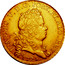 Portugal 8 Escudos (Dobra) 1724 KM# 222.1 Kingdom Milled coinage IOANNES V D G PORT ET ALG REX 1724 coin obverse