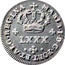 Portugal 80 Reis (LXXX) ND KM# 285 Kingdom Milled coinage LXXX MARIA I D G PORT ET ALG REGINA coin obverse