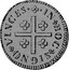 Portugal 80 Reis (LXXX) ND KM# 238.1 Kingdom Milled coinage IN HOC SIGNO VINCES coin reverse