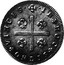Portugal 80 Reis (LXXX) Tostao Joao VI ND KM# 352 IN HOC SIGNO VINCES coin reverse