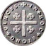 Portugal 80 Reis (LXXX) ND KM# 285 Kingdom Milled coinage IN HOC SIGNO VINCES coin reverse